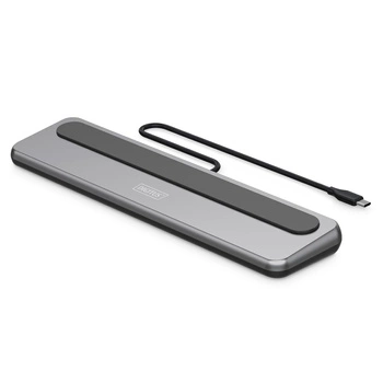 Stacja dokująca DIGITUS USB Typ C 12-portów 2x HDMI 1x DisplayPort 8K/30Hz PD 100W