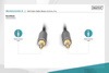 Kabel połączeniowy audio MiniJack Stereo Typ 3.5mm/3.5mm M/M nylon 3m
