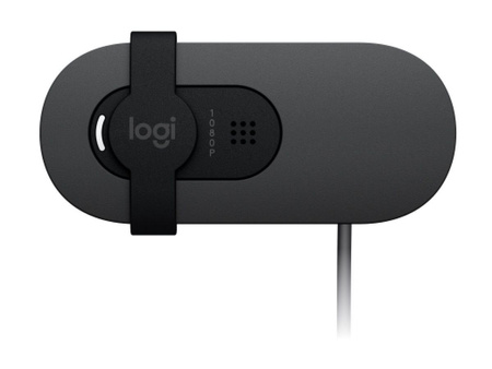 LOGITECH BRIO 100 Webcam colour 2 MP 1920 x 1080 720p 1080p audio wired USB