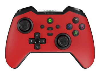 NATEC Genesis Gamepad Mangan 400 czerwony bezprzewodowy
