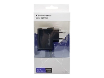 QOLTEC 51030 Zasilacz wtyczkowy 10.5W 5V 2.1A 3.5x1.35