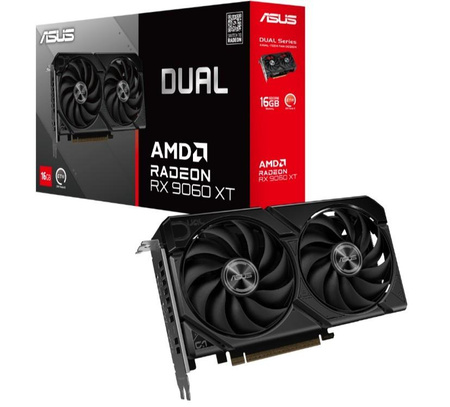 ASUS DUAL RX 9060 XT 16GB GDDR6 2xDP 1xHDMI