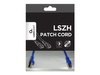 GEMBIRD PP6A-LSZHCU-B-0.25M Gembird patchcord RJ45, kat. 6A, SFTP, LSZH, 0.25m, niebieski
