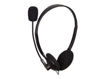 GEMBIRD MHS-123 Gembird słuchawki stereo z mikrofonem i regulacją głośności, czarne