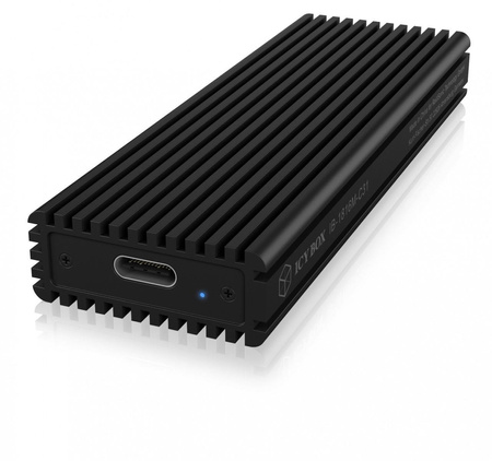 ICY BOX IB-1816M-C31 Obudowa Zewnętrzna na dysk M.2 NVMe SSD USB 3.1 Type-C Czarna - uszkodzone opakowanie (P)