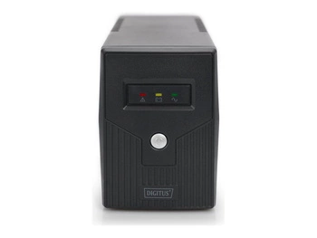 DIGITUS UPS Line-Ineractive BASIC LED 600VA/360W 1x12V/7Ah AVR 2xSCHUKO CEE 7/7