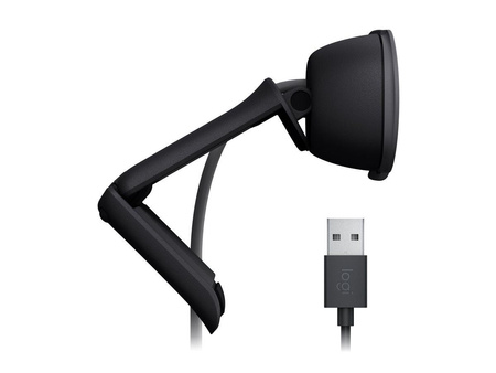 LOGITECH BRIO 100 Webcam colour 2 MP 1920 x 1080 720p 1080p audio wired USB