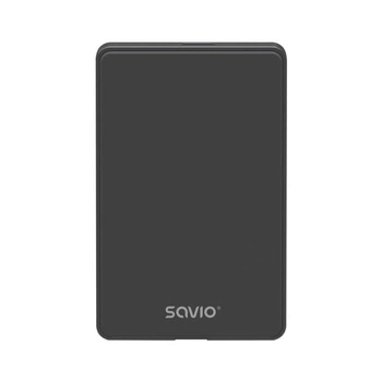 Obudowa na dysk HDD/SDD SAVIO AK-65, USB 3.0, 2,5", czarna