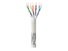 TECHLY Kabel Skrętka Kat 6 S/FTP PIMF Drut 305m Box Szara SOHO CCA