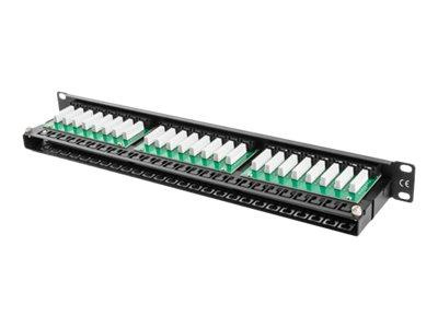 LANBERG PPU5-1048-B Lanberg Patch Panel 48 port 1U, kat. 5e, czarny