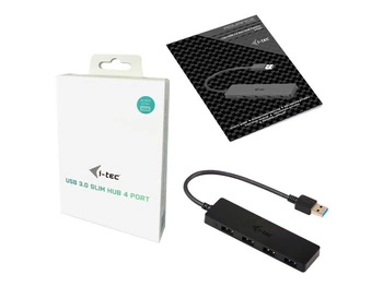 ITEC U3HUB404 i-tec USB 3.0 SLIM HUB 4 Port passive - Black