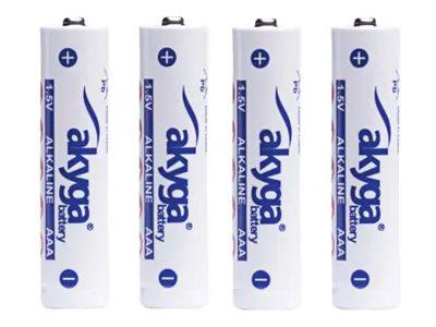 AKYGA Alkaline battery AKY1971 AAA LR03 Zn-MnO2 1.5V/1300mAh 4pcs/blister