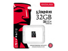 KINGSTON 32GB microSDHC Industrial C10 A1 pSLC Card Single Pack w/o Adapter