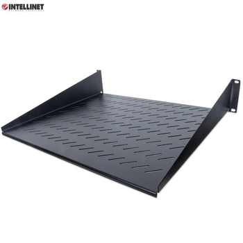 INTELLINET 712514 Intellinet Półka stała 19 2U głębokość 400 mm czarna