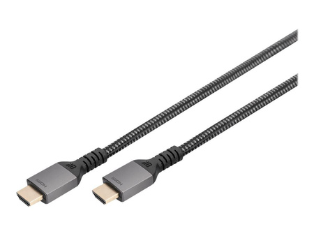 DIGITUS Kabel PREMIUM połączeniowy HDMI 2.1 Ultra HighSpeed 8K60Hz UHD Typ HDMI A/A M/M czarny 2m