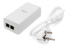 Zasilacz/Adapter PoE 802.3af, max. 48V 15.4W Gigabit 10/100/1000 Mbps, aktywny, Biały