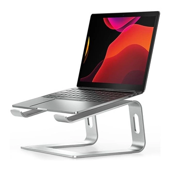 AluBench  Aluminiowa podstawka do laptopa Srebrna
