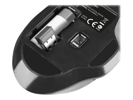 NATEC Mysz bezprzewodowa Blackbird 2 1600DPI black