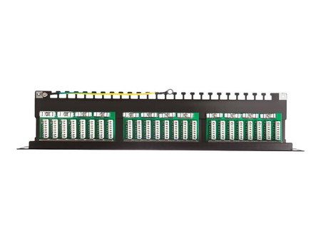 NETRACK 104-03 Netrack patch panel 19 24-porty kat. 5e FTP, z półką