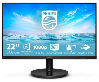 MONITOR PHILIPS LED 21,5" 221V8/00