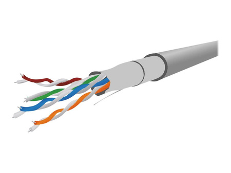 GEMBIRD patchcord RJ45 osłonka zalewana kat 5e FTP 2m czerwony