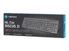 NATEC Klawiatura Discus 2 US slim czarna