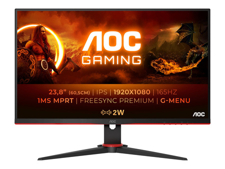AOC 24G2SPAE/BK 23.8inch monitor HDMI DP VGA