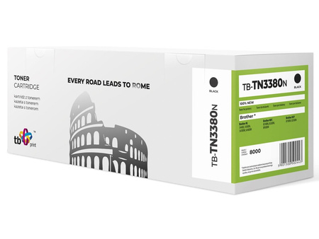 Toner do Brother TN3380 TB-TN3380N BK 100% nowy