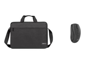 NATEC Torba do laptopa Wallaroo 2 15.6inch z myszką bezprzewodową