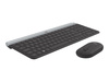 LOGITECH 920-009204 Logitech klawiatura bezprzewodowa + mysz MK470, Graphite, US
