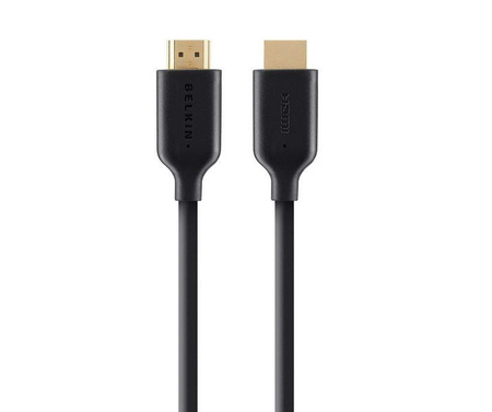 Kabel HDMI z Ethernet 2m złote złącze 