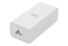 Zasilacz/Adapter PoE+ 802.3at, max. 52V 30W Gigabit 10/100/1000 Mbps, aktywny, Biały