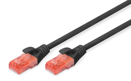 Patchcord DIGITUS UTP kat. 6 2m PVC czarny