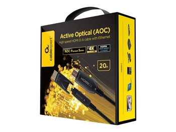GEMBIRD Aktywny kabel optyczny AOC High Speed HDMI z Ethernetem AOC Premium Series 20m