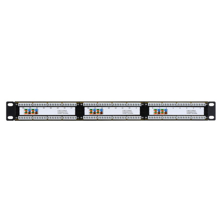 Q-LANTEC Patch panel UTP kat.6, 24 porty złącza LSA 1U