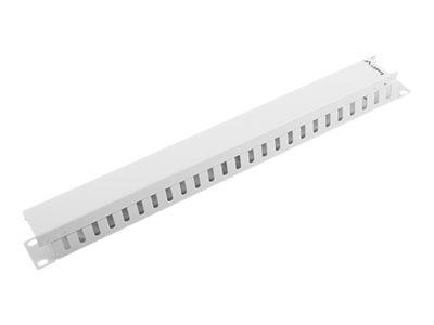 LANBERG AK-1201-S Lanberg organizer kabli 1U z zaślepką do szaf 19 szary