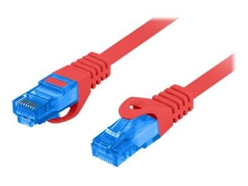 LANBERG patchcord cat.6A FTP LSZH CCA 0.5m red