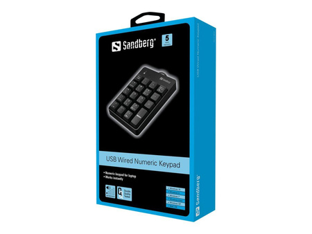 SANDBERG 630-07 Sandberg USB Wired Numeric Keypad
