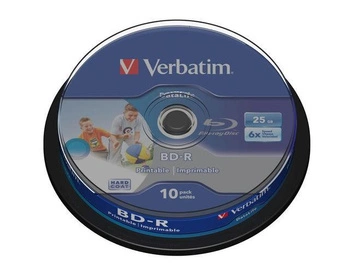 BD-R 6x 25GB 10P CB DataLife Printable 43804