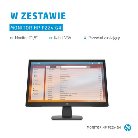 Monitor HP P22v G4 21,5"FHD 5ms 250nits 60Hz HDMI