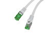 LANBERG Patchcord kat.7 S/FTP LSZH CU 10m szary Fluke passed