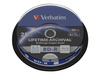 VERBATIM 43825 Verbatim BluRay M-DISC BD-R   Spindle 10 25GB 4x Inkjet Printable