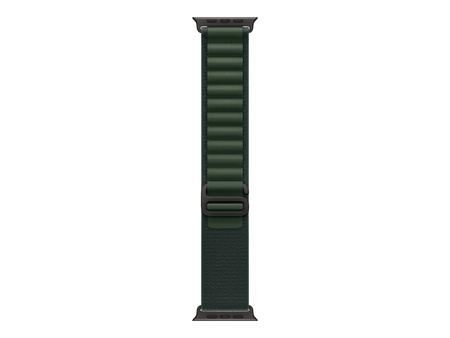 APPLE 49mm Dark Green Alpine Loop - Large - Black Titanium Finish