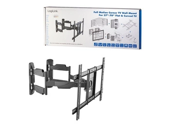 LOGILINK BP0047 LOGILINK - Uchwyt do TV płaskich i zakrzywionych 37-70,montaż narożny max.45 kg