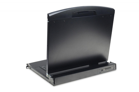 Konsola 17 LCD z touchpad KVM 8 portów 1U komplet kabli (8xDS-19231) klawiatura US