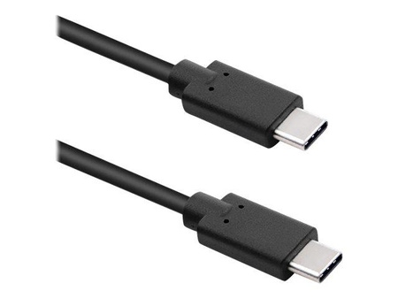 QOLTEC 52353 Kabel USB 3.1 typ C męski USB 3.1 typ C męski 3m Czarny