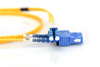 Patch cord światłowodowy FO LC/SC, duplex, SM 9/125, OS2, LSOH, 1m, żółty