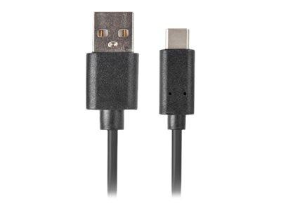 LANBERG CA-USBO-20CU-0030-BK Lanberg kabel USB-C(M)->A(M) 2.0 QC 3.0 3m Czarny