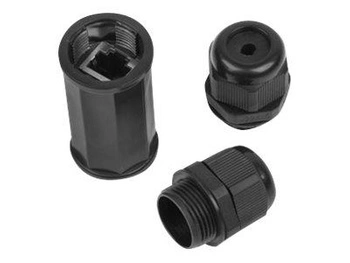 LANBERG AD-RJ45-OS6-IP67 Lanberg adapter-złączka sieciowa RJ45 do RJ45 Kat.6 FTP wodoodporna IP67