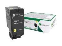 LEXMARK 75B20Y0 Toner Lexmark 75B20M yellow zwrotny 10 000 str. CS/CX 727 / CS728